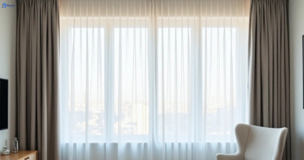 Restored vibrant drapes in dendy-vic QLD after Matty Curtain Cleaning